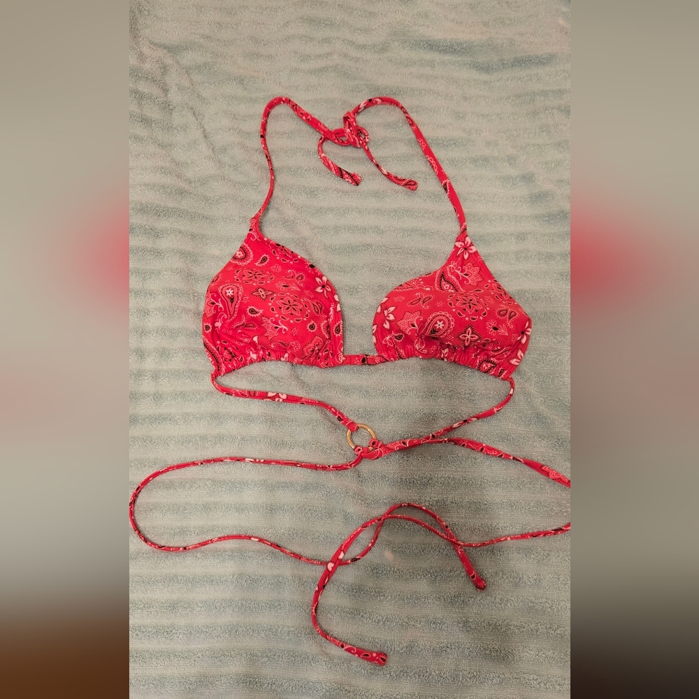 Paisley Bikini Top Wild Fable L